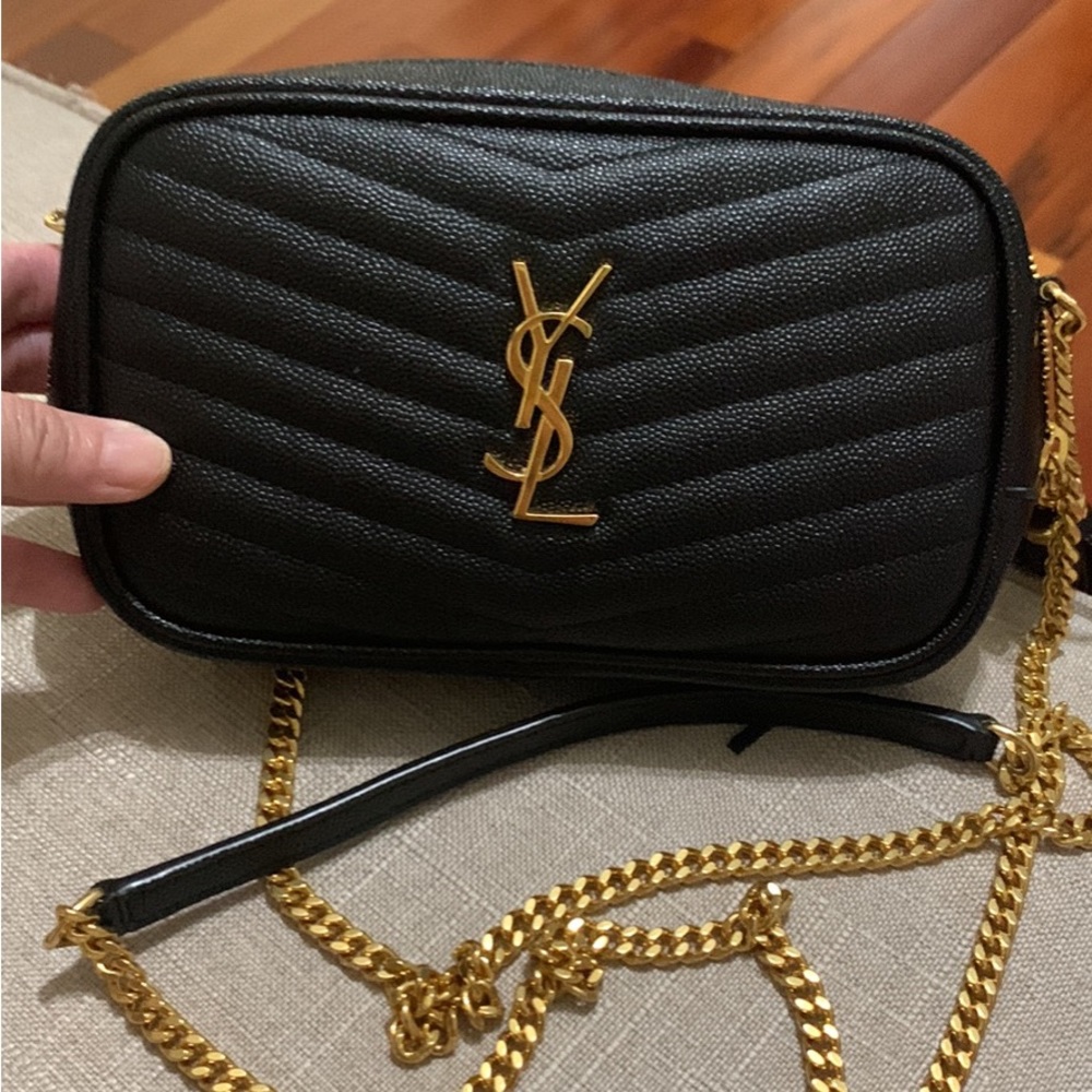 Authentic Ysl Mini Lou Camera Bag